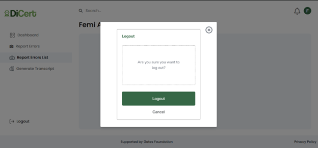 EduCert Student Dashboard
