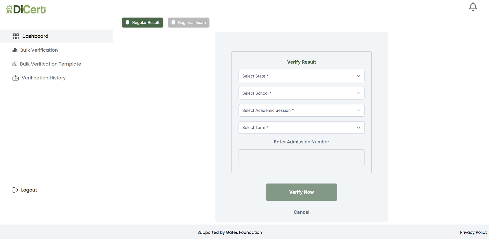 EduCert Student Dashboard